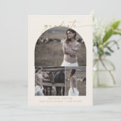 ボホモダンアーチ |クリーム大学院写真コラージュ 案内状 (スタンド正面)