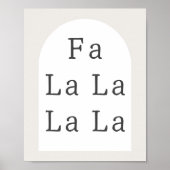 ボホモダンアーチ | ベージュファラウォールアートプリント ポスター (正面)