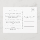 ボホモダンアーチ |灰色のクリスマスフォト シーズンポストカード (裏面)