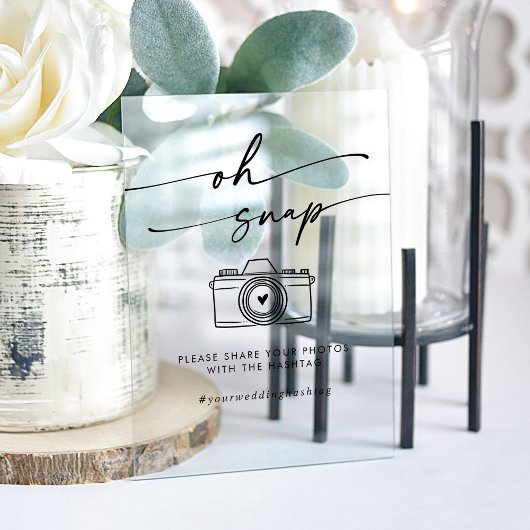 ボホモダンア澄んクリルOH SNAP結婚のハッシュタグ アクリルサイン