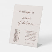 ボホモダンイェンガゲストブック結婚ズサイン 台座サイン (正面)