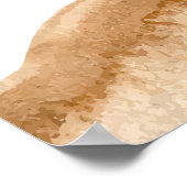 ボホモダンウォータースカラー砂漠の赤ちゃんシャワーへようこそ ポスター (角)