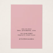 ボホモダンウォーター色ガールイヤリング表示カード (裏面)