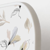 ボホモダンウォーター色フローラピックボールパドル ピックルボールラケット (左詳細)