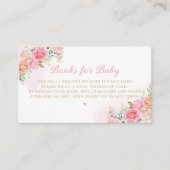 ボホモダンウォーター色フローラブックベビー エンクロージャーカード (正面)