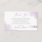 ボホモダンウォーター色フローラベビーショウサンキュー エンクロージャーカード (裏面)