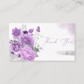 ボホモダンウォーター色フローラベビーショウサンキュー エンクロージャーカード (正面)