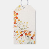 ボホモダンウォーター色紅葉結婚ズ ギフトタグ (裏面)