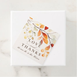 ボホモダンウォーター色紅葉結婚ズ フェイバータグ