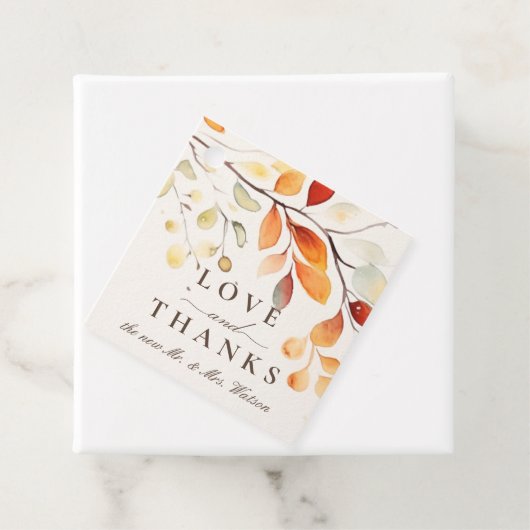 ボホモダンウォーター色紅葉結婚ズ フェイバータグ (インサイチュ)