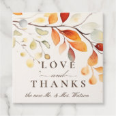 ボホモダンウォーター色紅葉結婚ズ フェイバータグ (正面)