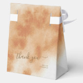 ボホモダンウォーター色絞り染めベビーシャワーベージュ フェイバーボックス (裏面)