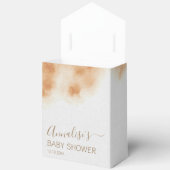 ボホモダンウォーター色絞り染めベビーシャワーベージュ フェイバーボックス (見開き)