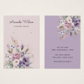 ボホモダンウータカラーフローライヤリング表示カード (正面&裏面)