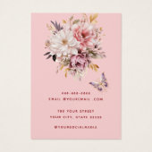 ボホモダンウータカラーフローライヤリング表示カード (裏面)