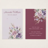 ボホモダンウータカラーフローライヤリング表示カード (正面&裏面)