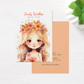 ボホモダンエレガントガールイヤリング表示カード (デスク)