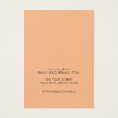 ボホモダンエレガントガールイヤリング表示カード (裏面)