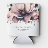 ボホモダンエレガントフローラピ結婚ンク 缶クーラー (正面)