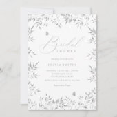 ボホモダンエレガントフローラボヘミアンブライダルシャワー 招待状 (正面)