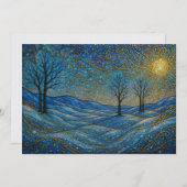 ボホモダンエレガントユニークホリデーカード シーズンカード (正面/裏面)