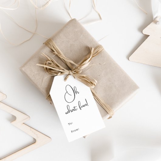 ボホモダンオへ何のおもしろいから ギフトタグ