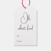 ボホモダンオへ何のおもしろいから ギフトタグ (正面)