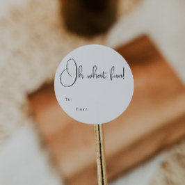 ボホモダンオ何のおもしろいから ラウンドシール