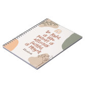 ボホモダンクリスチャン聖書聖句抽象芸術芸術 ノートブック (左側)