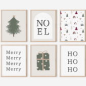 ボホモダンクリスマスウォールアートプリント ポスター