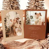 ボホモダンクリスマスカード | Terracottaフォトカード 招待状