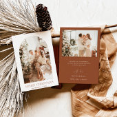 ボホモダンクリスマスカード | Terracottaフォトカード 招待状