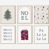 ボホモダンクリスマスファラウォールアートプリント ポスター