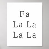 ボホモダンクリスマスファラウォールアートプリント ポスター (正面)