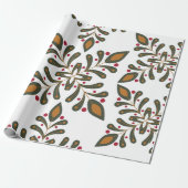 ボホモダンクリスマスラッピング紙 ラッピングペーパー (アンロールド)