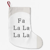 ボホモダンクリスマスFA LA スモールクリスマスストッキング (正面)