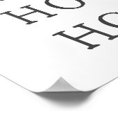 ボホモダンクリスマスHO HOウォールアートプリント ポスター (角)