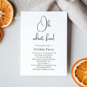 ボホモダンクリスマスOh何おもしろいパーティー 招待状