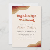ボホモダングルーヴィテラコッタバチェロレッテ週末 招待状 (正面)