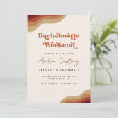 ボホモダングルーヴィテラコッタバチェロレッテ週末 招待状 (スタンド正面)