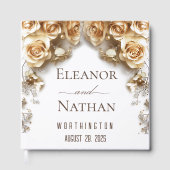 ボホモダンゴールデンバラ春の結婚式 ゲストブック (正面)