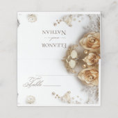 ボホモダンゴールデンバラ春の結婚式 プレイスカード (外部開封)