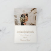 ボホモダンゴールデンバラ春サマー結婚ズ サンキューカード (内部)