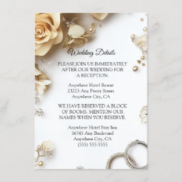 ボホモダンゴールデンバラ春結婚エンクロージャカード エンクロージャーカード