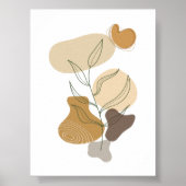 ボホモダンシコンテンポラリーック抽象芸術アートウォール ポスター (正面)