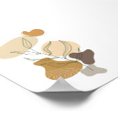 ボホモダンシコンテンポラリーック抽象芸術アートウォール ポスター (角)