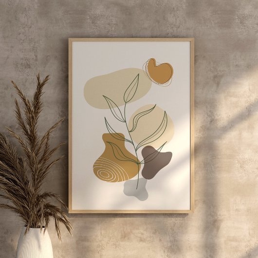 ボホモダンシコンテンポラリーック抽象芸術アートウォール ポスター