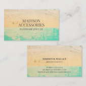 ボホモダンシックジュエリーカスタムデザイナービジネス 名刺 (正面/裏面)