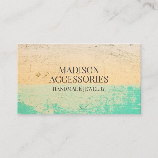 ボホモダンシックジュエリーカスタムデザイナービジネス 名刺 (正面)