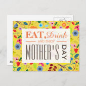 ボホモダンシックフローラマザーズデイ ポストカード (正面/裏面)